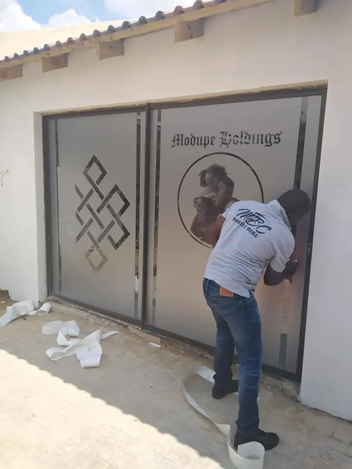 Window Frosting & Tinting project 2 by MBC Signs